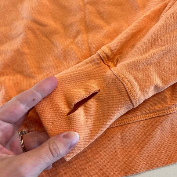 Sweaty Betty After Class Crop Sweatshirt Orange Size Small 4-6 - Picture 7 of 9